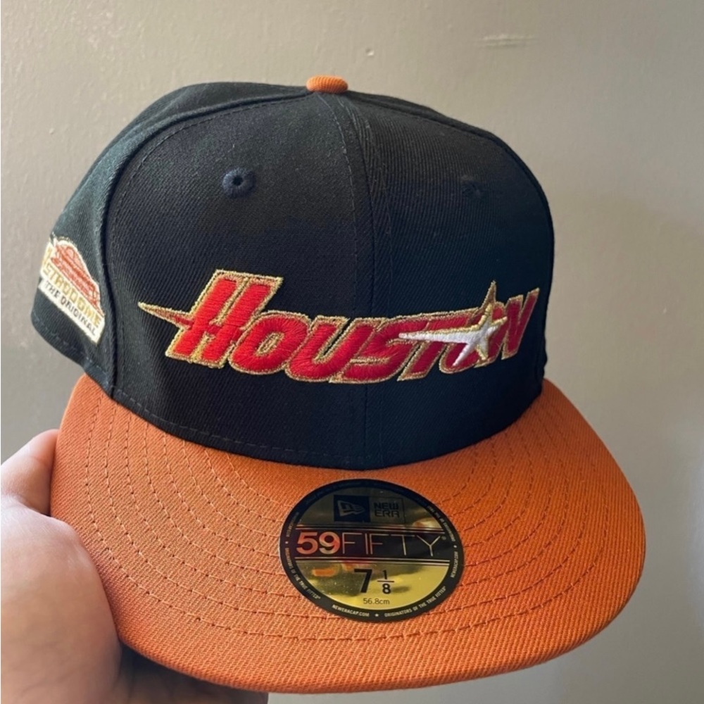 Myfitteds Houston Astros script logo size 7 1/8 brand new sold out